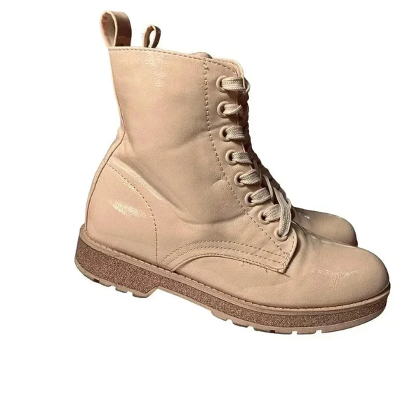 MIA Girl Glitter Sole Ankle Boot Faux Leather - Picture 5 of 10